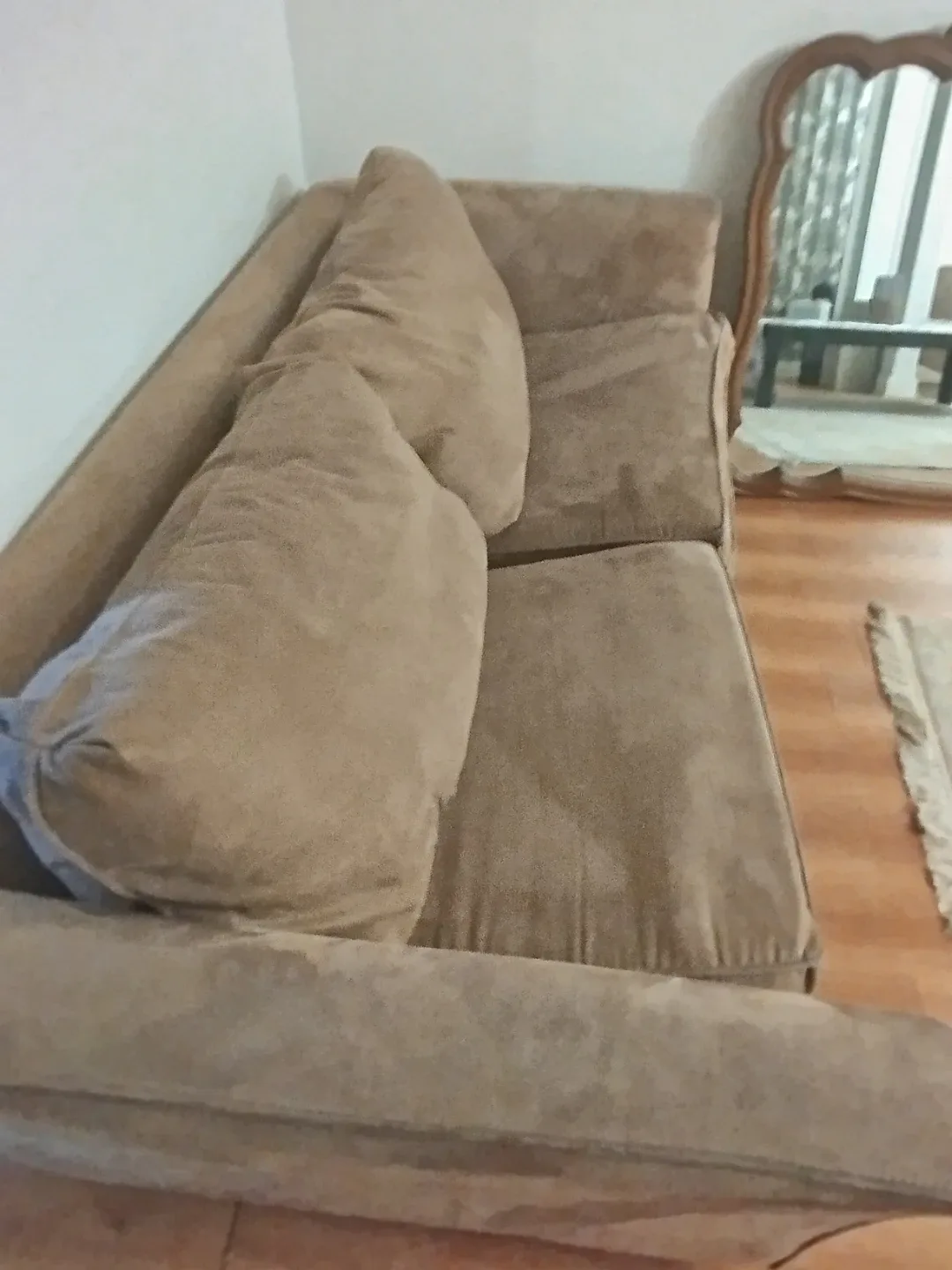 Beige Loveseat Sofa