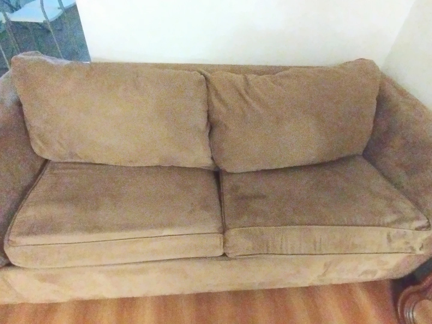 Beige Loveseat Sofa - photo 2