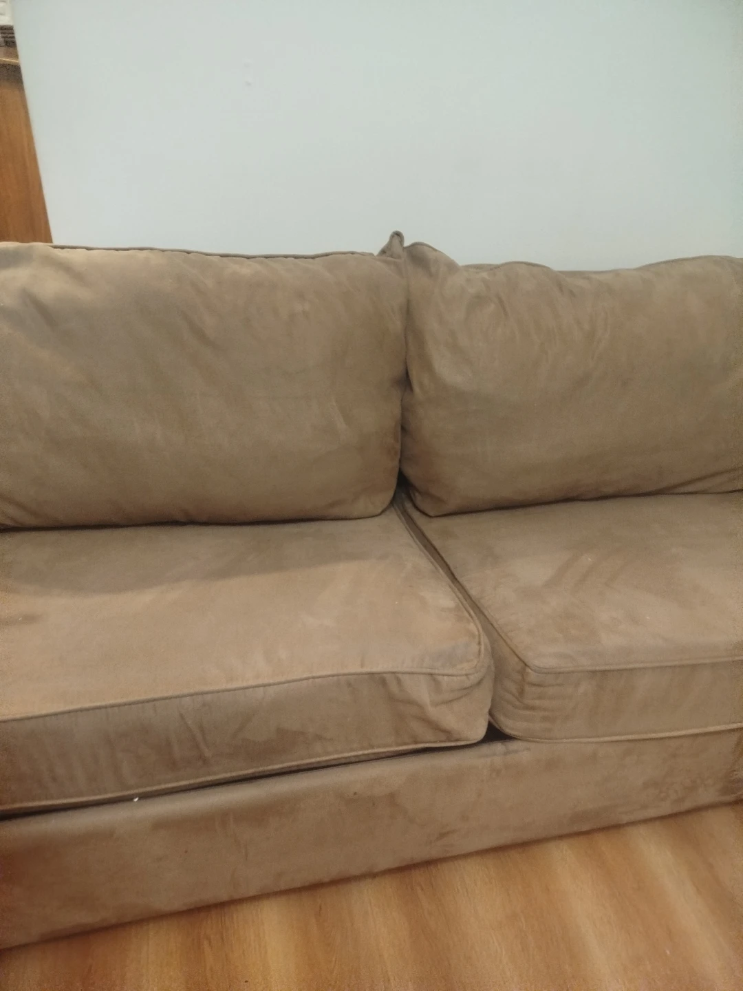 Beige Loveseat Sofa - photo 5