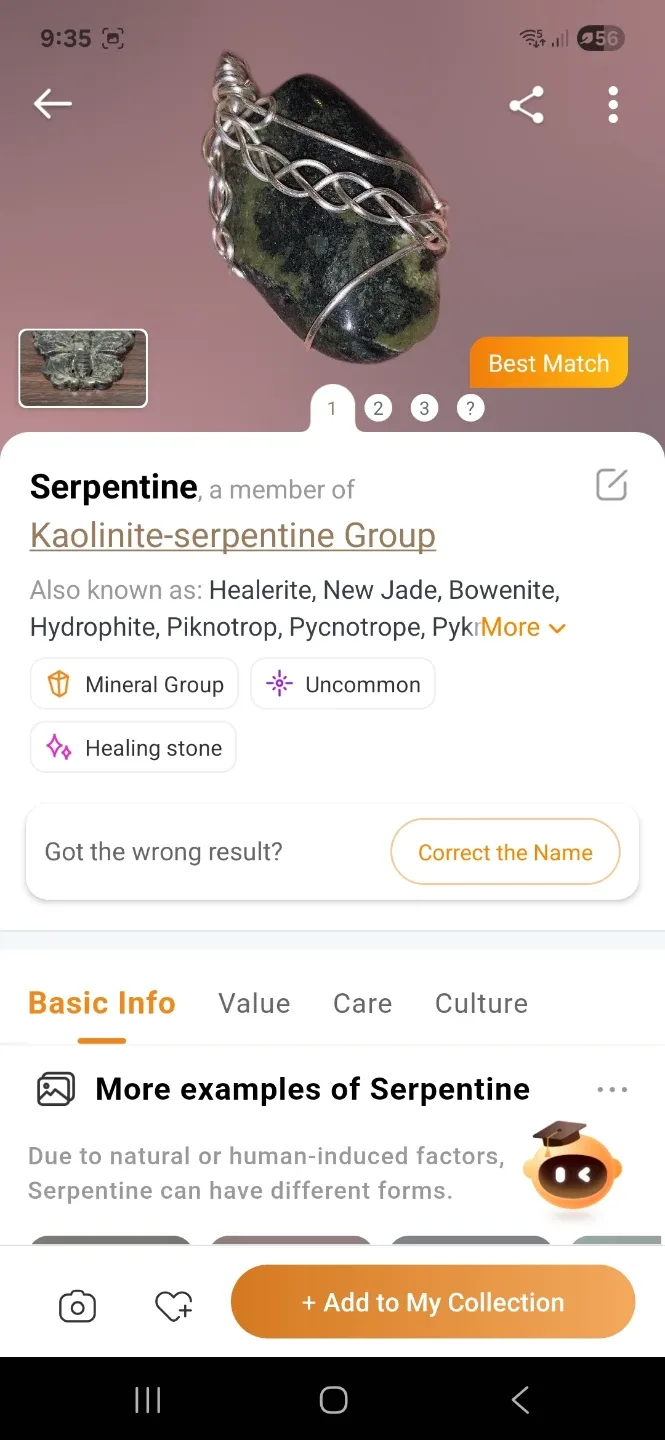 Cat & Butterfly Serpentine Carvings image indicator(2)