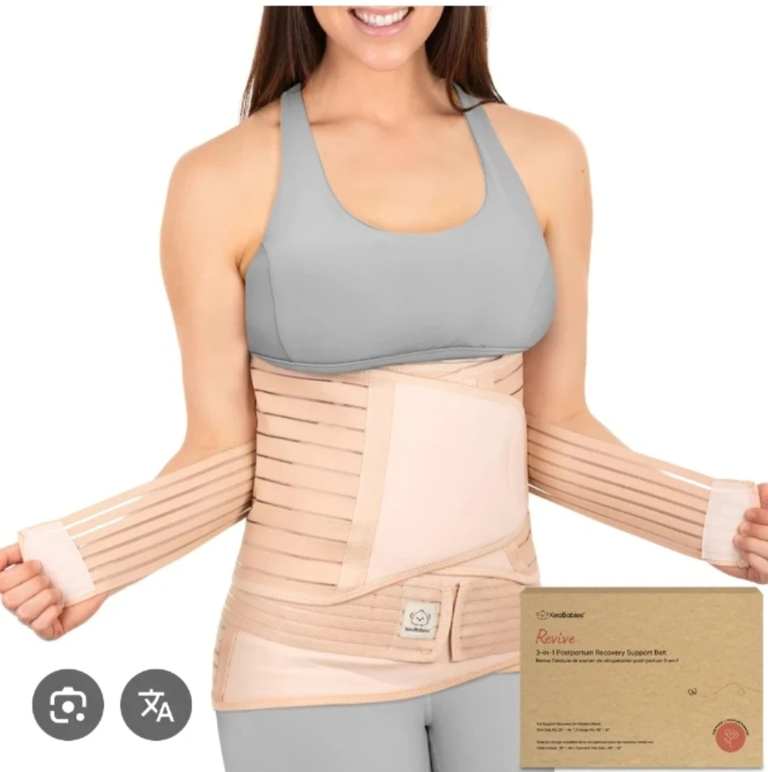 KeaBabies Revive 3-in-1 Postpartum Recovery Support Belt