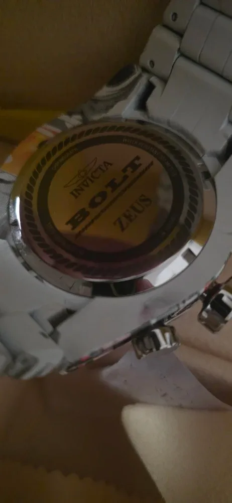 Invicta Men  Bolt Zeus Hydroplated Graffiti Chronograph Silver image indicator(5)