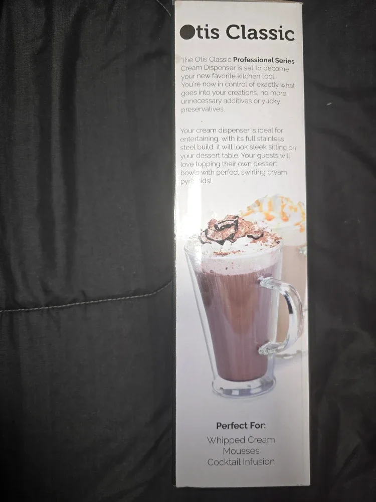 Otis Classic Stainless Steel Whipped Cream Dispenser