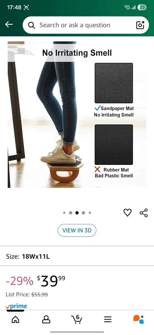 StrongTek Ergonomic Foot Rest image indicator(9)