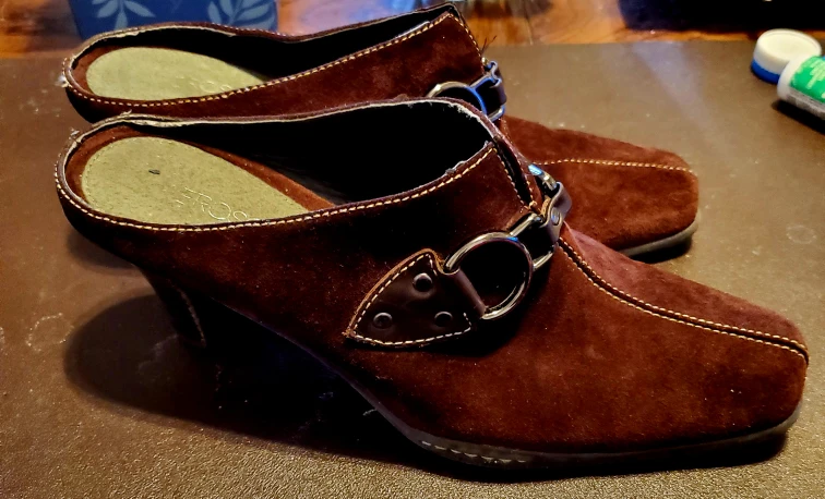 Aerosoles Brown Suede Mules - photo 2