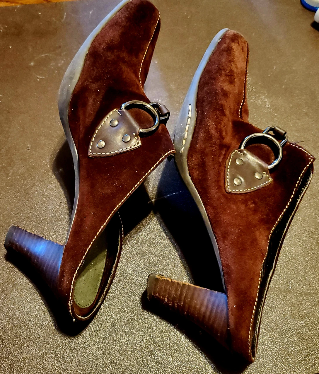 Aerosoles Brown Suede Mules - photo 3