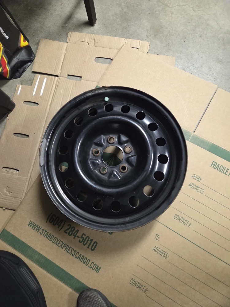 Black Steel Wheel Rim