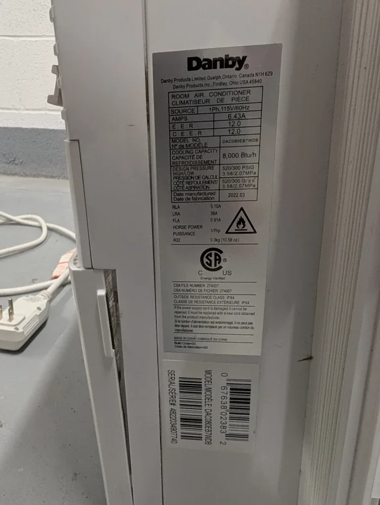 Danby 8000 BTU Window Air Conditioner image indicator(5)