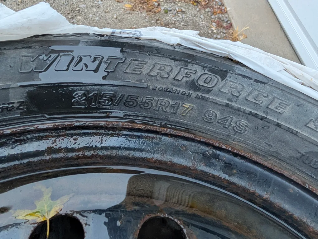 17" Winter tires with rims