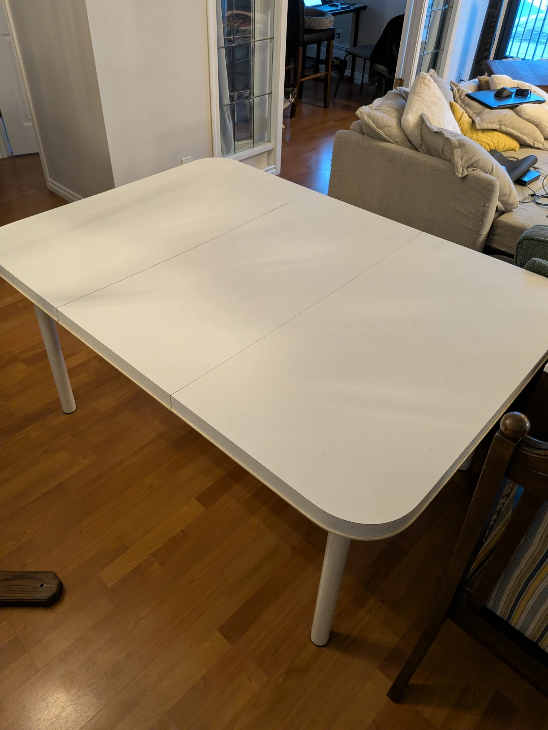 White Extendable Dining Table