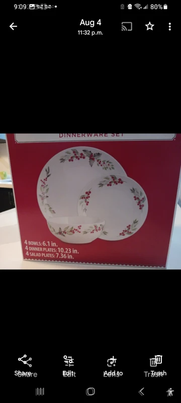 New Dinnerware Set