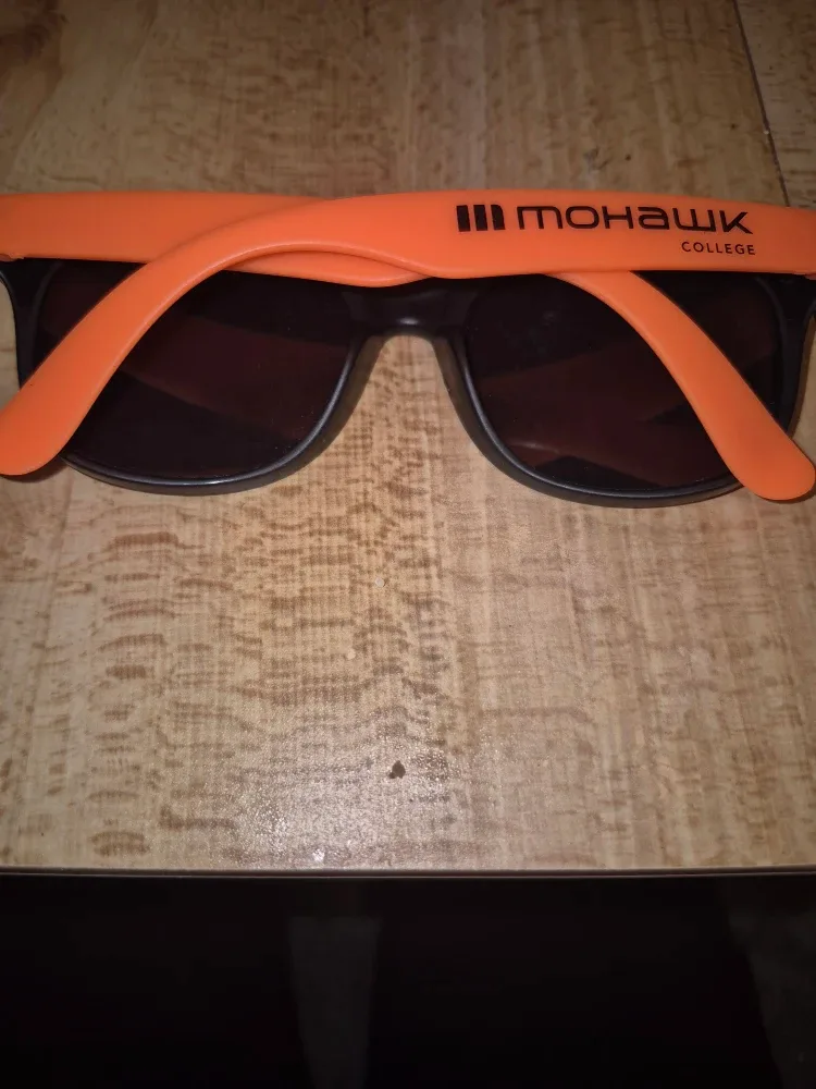 Mohawk College Sunglasses - Black & Orange image indicator(2)