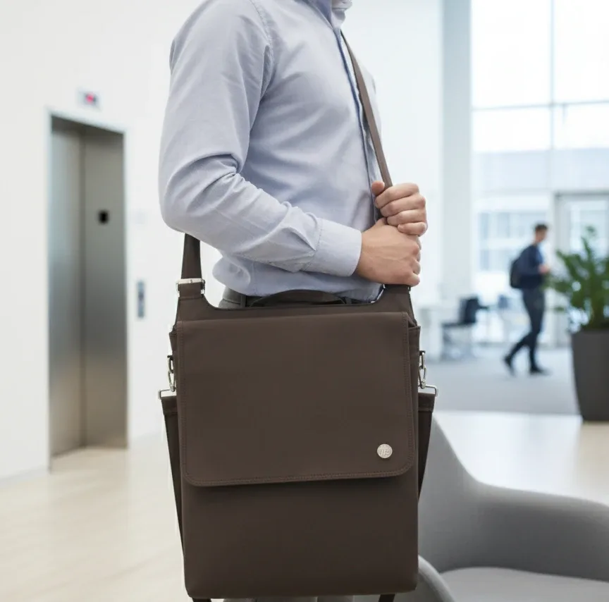 Urban Laptop Messenger Bag - Brown (waterproof)