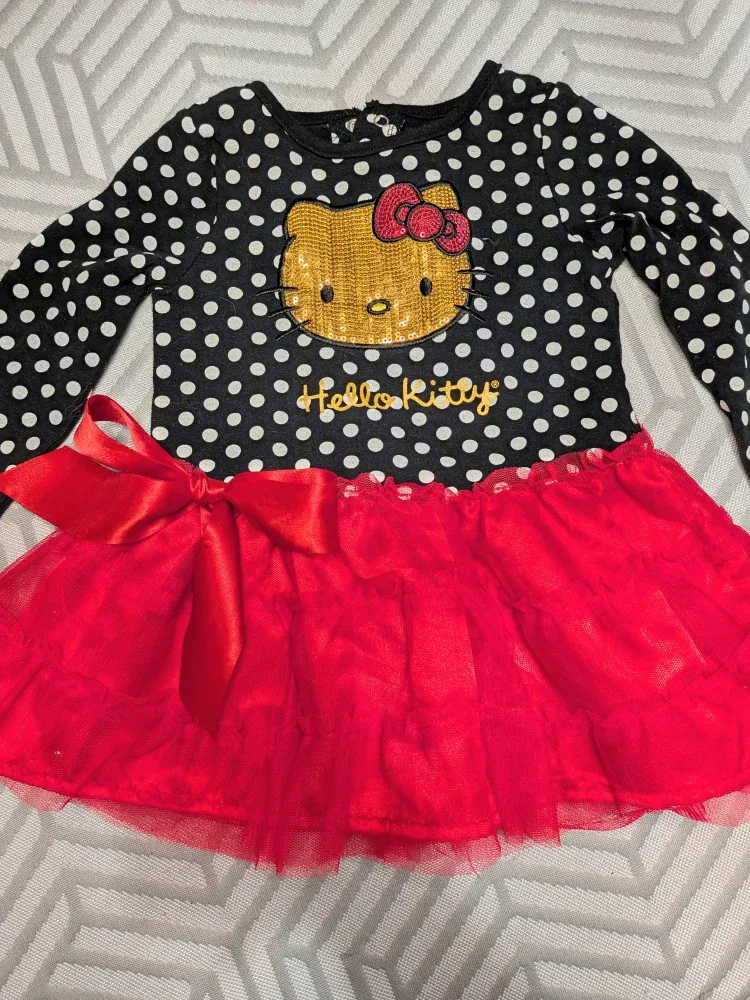 Hello Kitty Dress - Black & Red 18 mos image indicator(2)