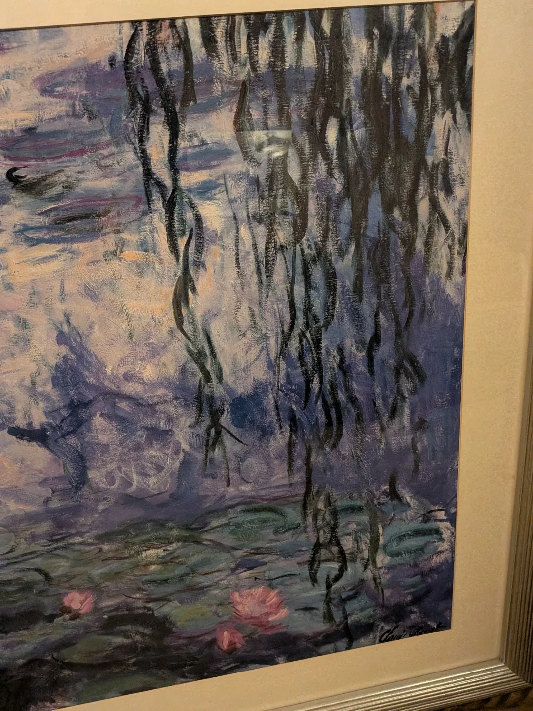 Framed vintage Claude Monet Water Lilies Print image indicator(4)