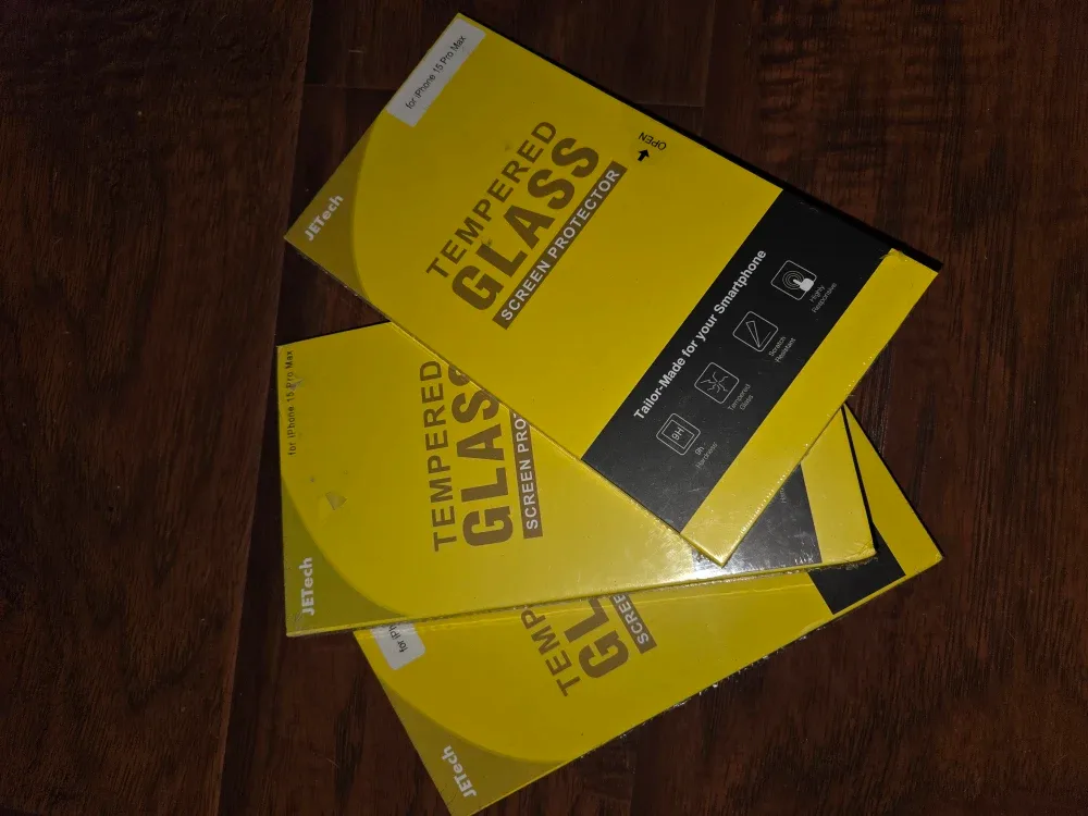 New JETech Tempered Glass Screen Protector for iPhone 15 Pro Max image indicator(2)