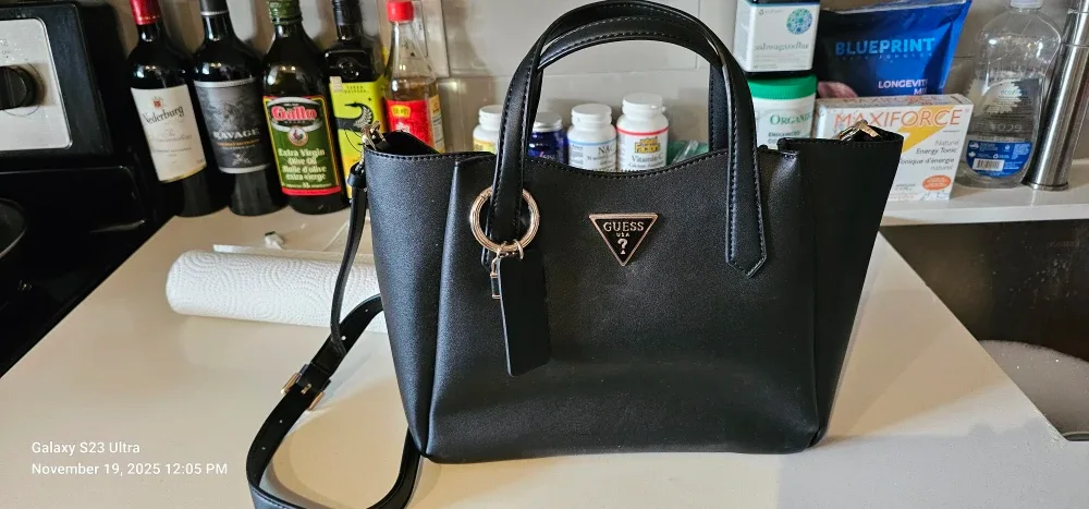 Guess Black Tote Bag