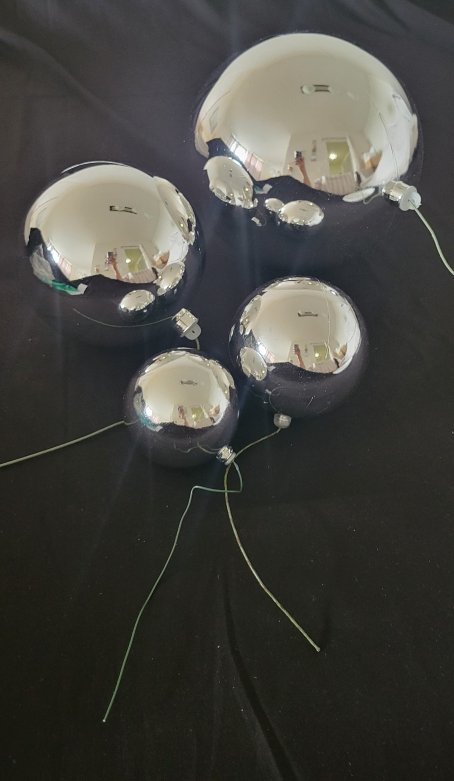 Silver Christmas Ball Ornaments - photo 4