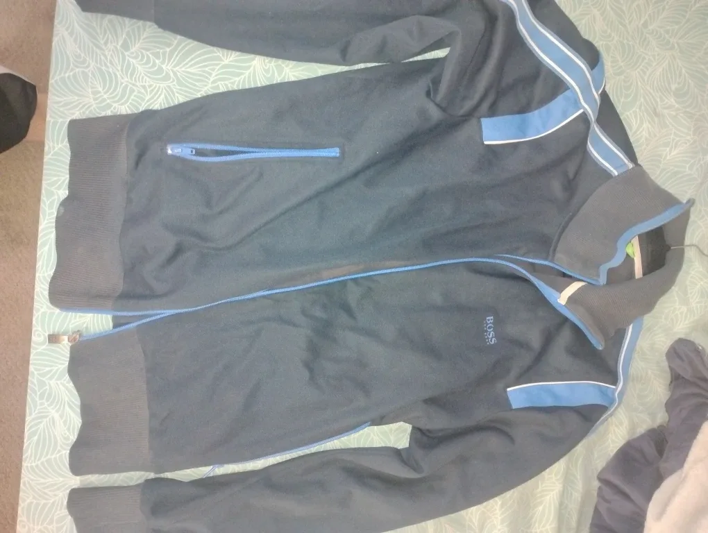 Hugo Boss Track Jacket - Blue, Size Unknown