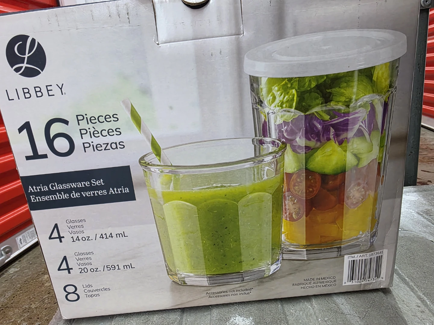 Libbey Atria Glassware Set - 16 Pieces