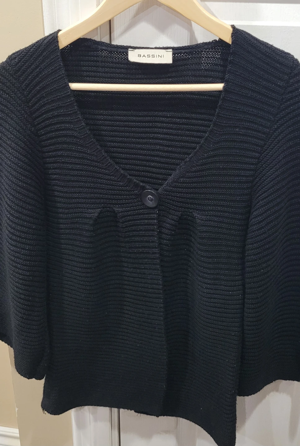 Bassini Black Knit Cardigan