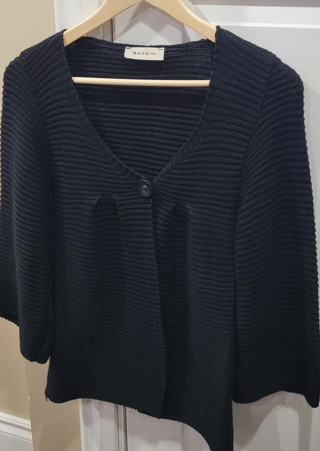 Bassini Black Knit Cardigan - photo 2