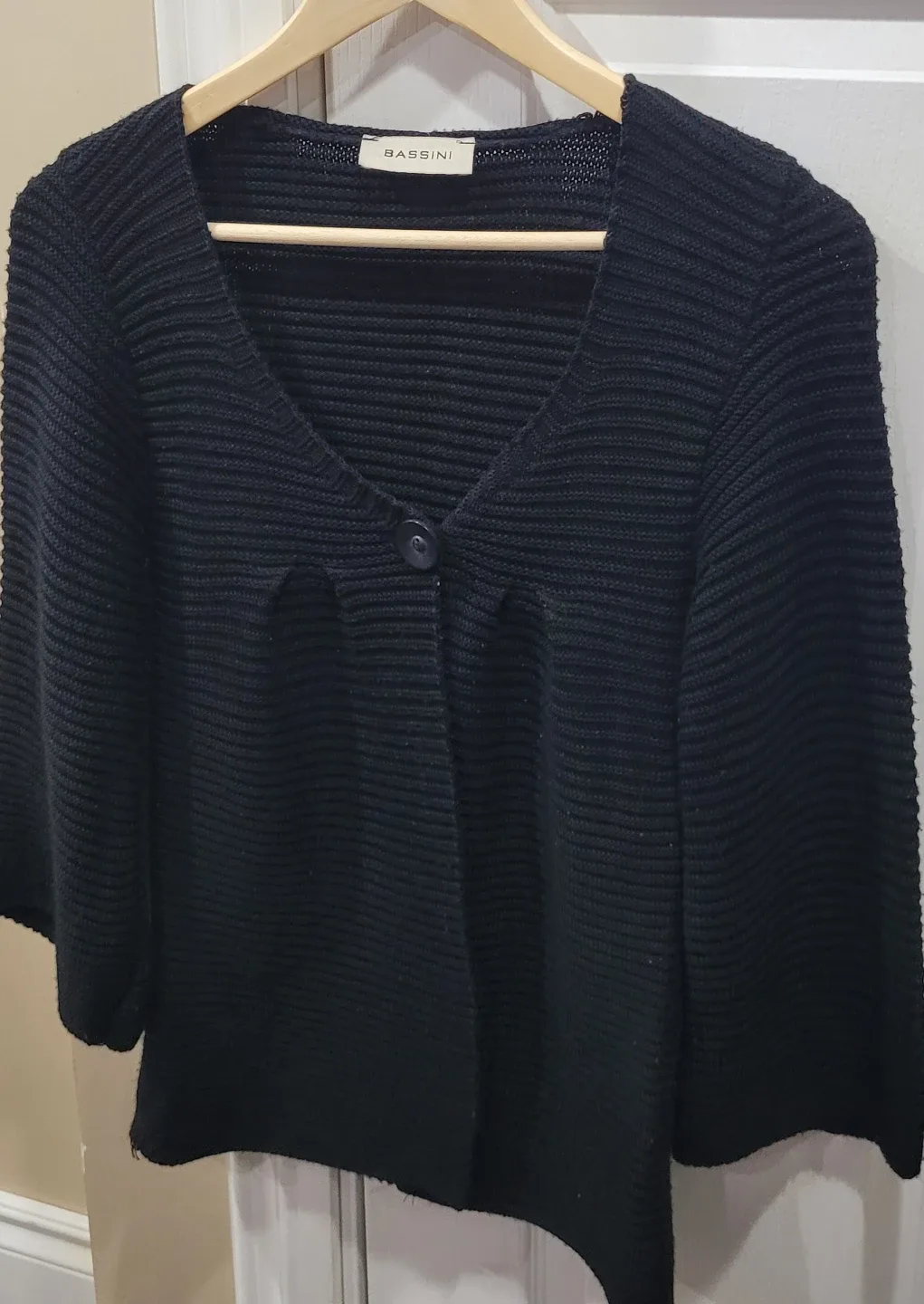 Bassini Black Knit Cardigan image indicator(2)