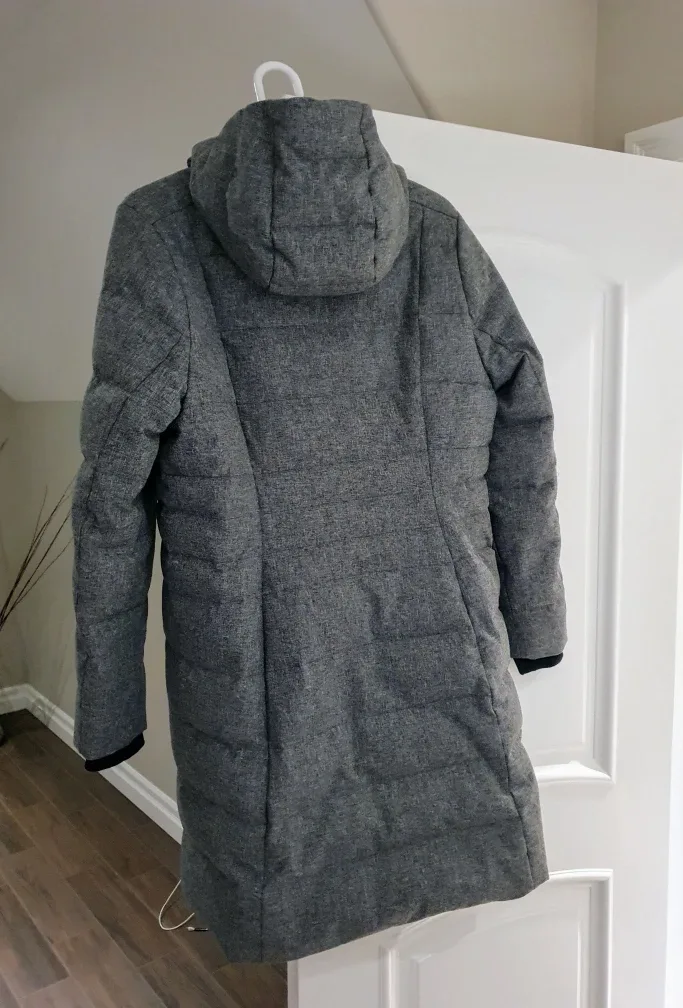 Woods Grey Down-Filled Winter Coat - Size L/G image indicator(3)