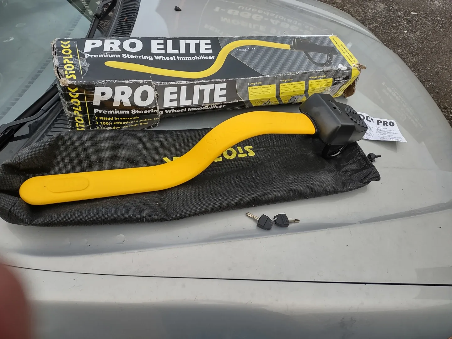 Stoplock Pro Elite Steering Wheel Immobiliser image indicator(4)