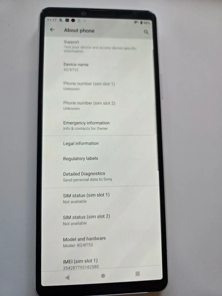 Sony Xperia 10 II White Smartphone image indicator(7)