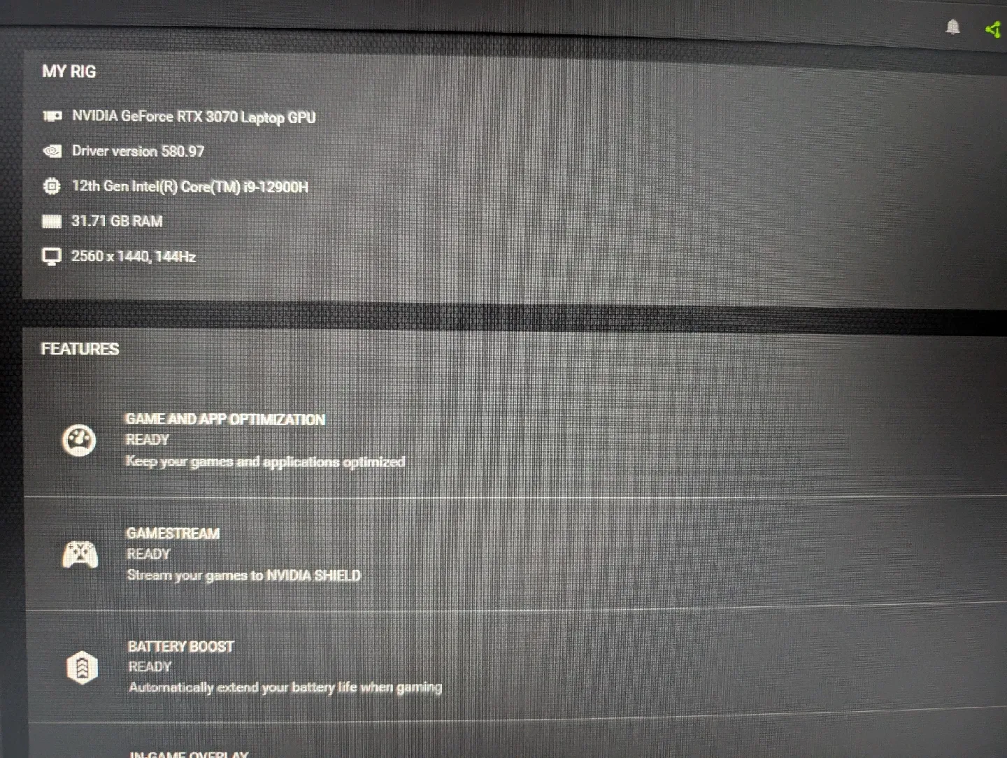 MSI Crosshair16 Gaming Laptop Intel Core I9-12900/RTX 3070 image indicator(5)