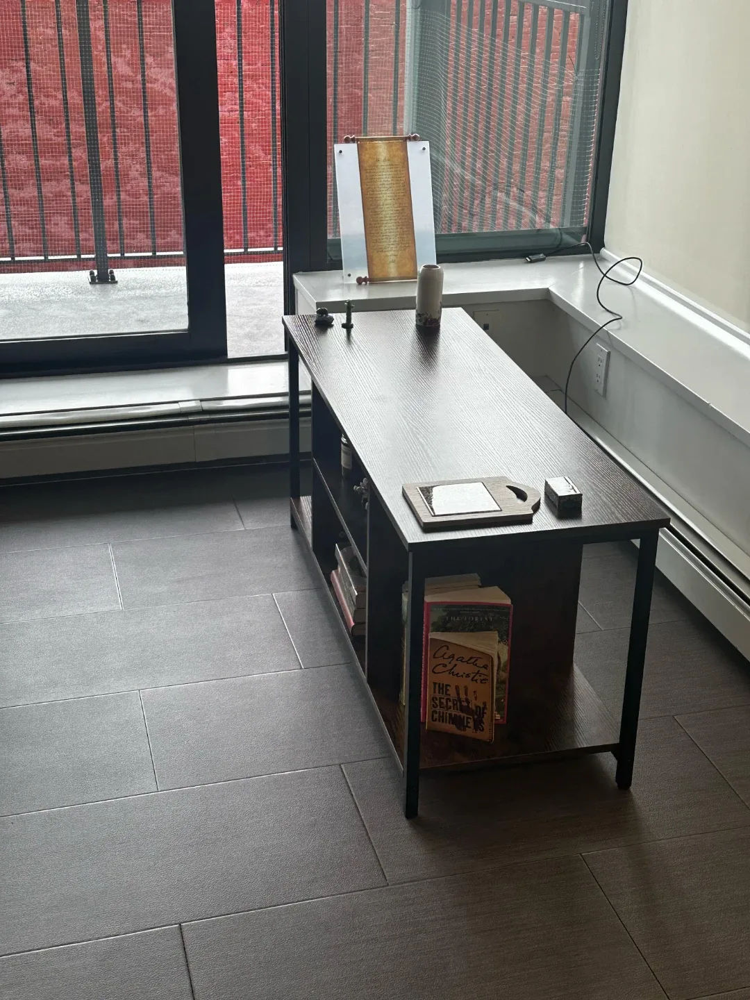 TV Stand for TVs Up to 55 Inches with Open Storage Shelves image indicator(4)