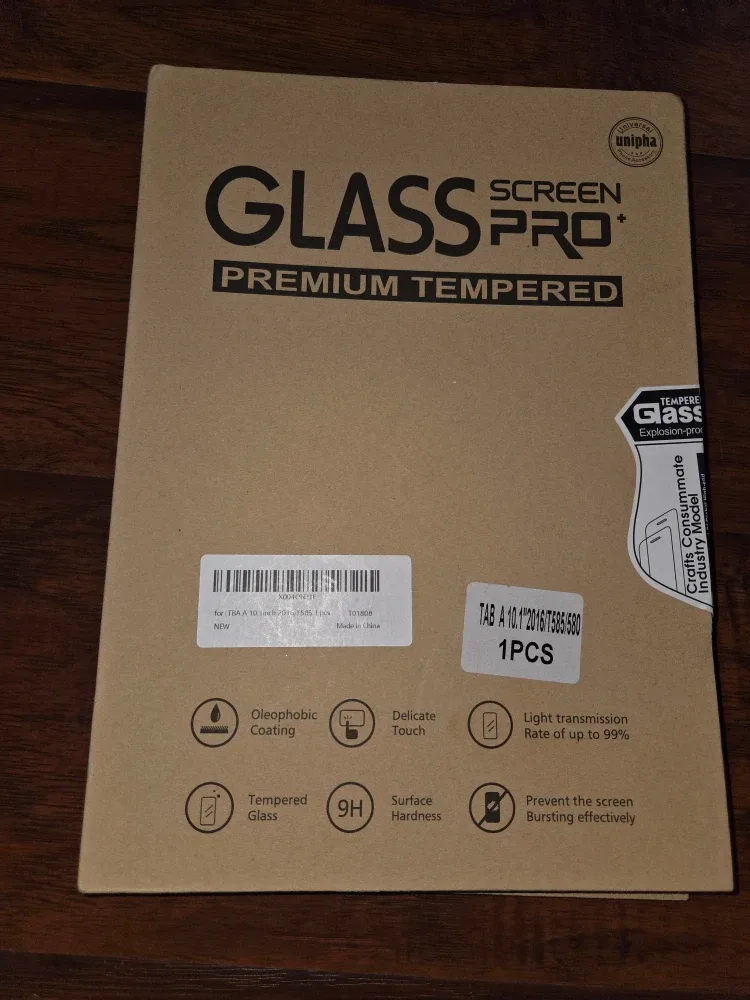 New Glass Screen Pro+ Premium Tempered - Tab A 10.1"