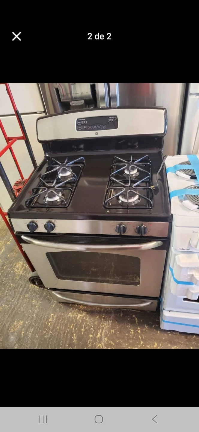 GE propane gas stove