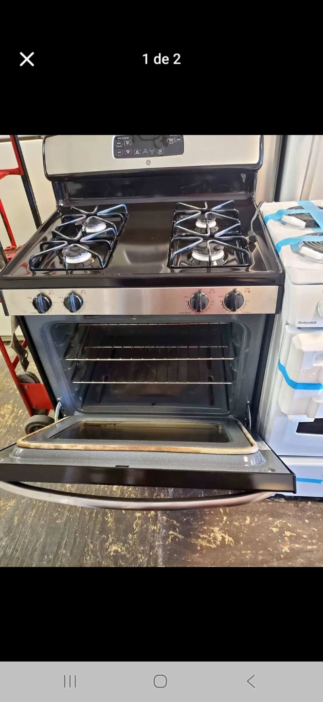 GE propane gas stove - photo 2