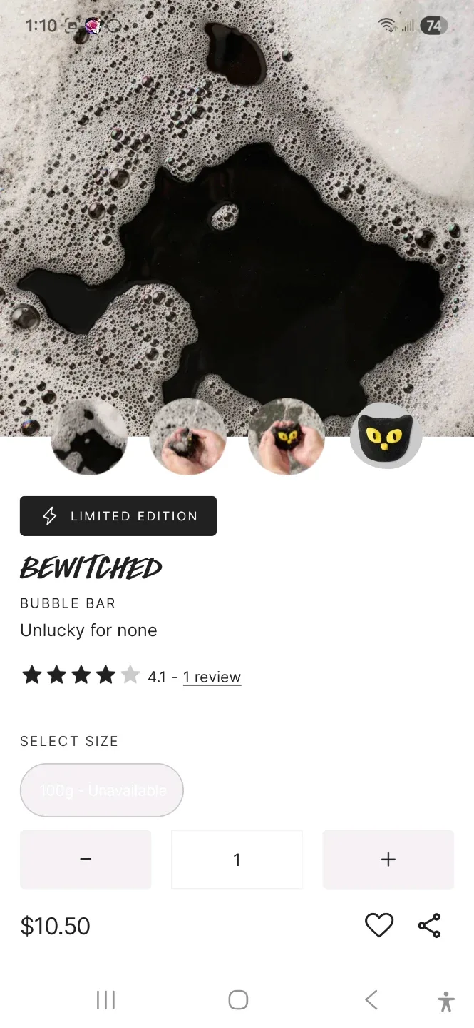 Lush Bewitched Bubble Bar image indicator(2)