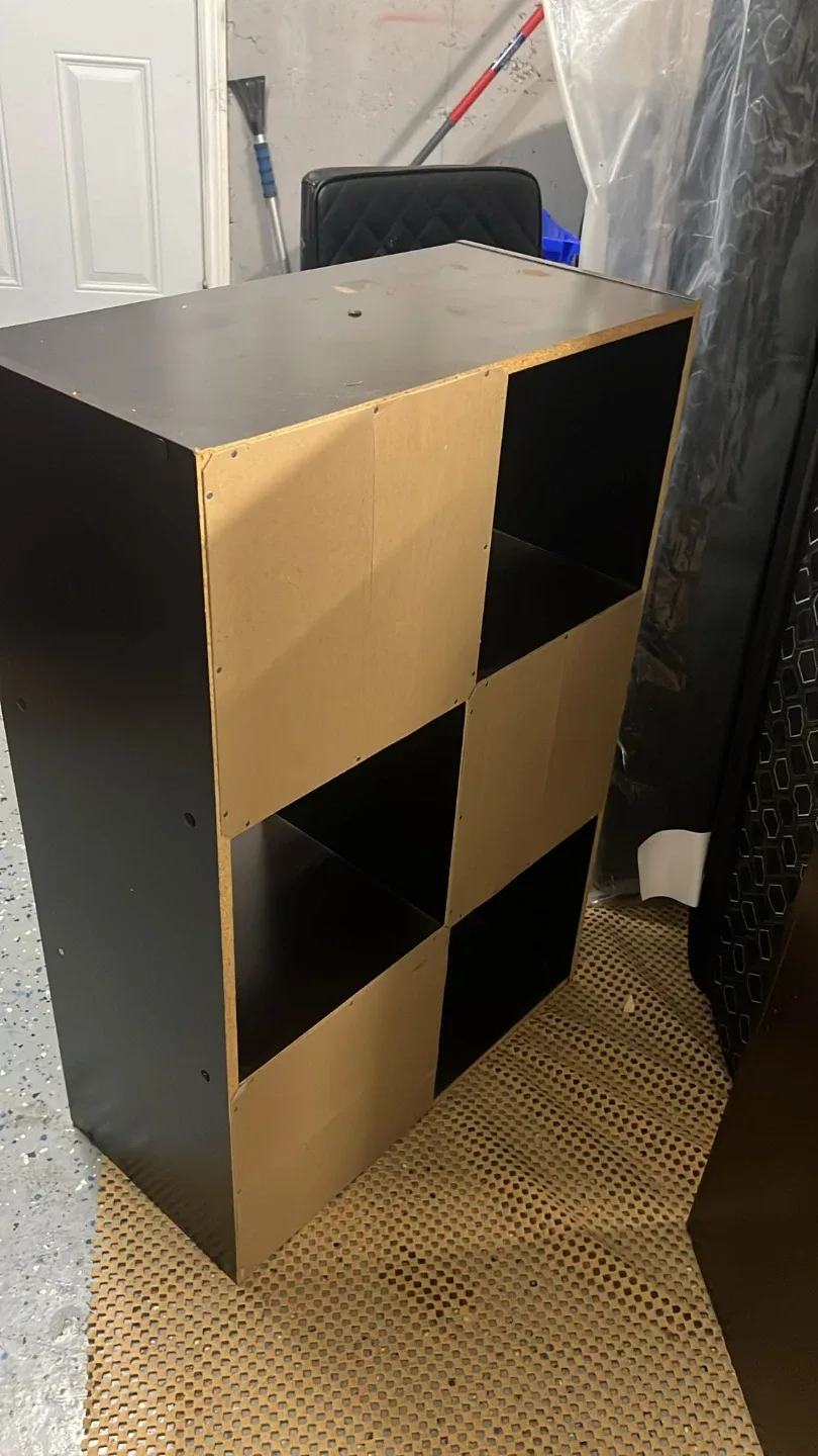 Dark Brown 6-Cube Storage Shelf image indicator(2)