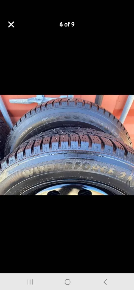 Set of 4 FIRESTONE Winter Tires + Rims 235/55R17 image indicator(4)