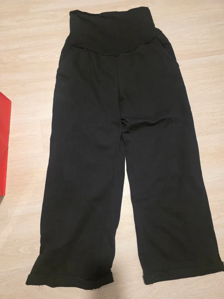 Black Maternity Pants / Donut cushion / maternity belly belt image indicator(4)