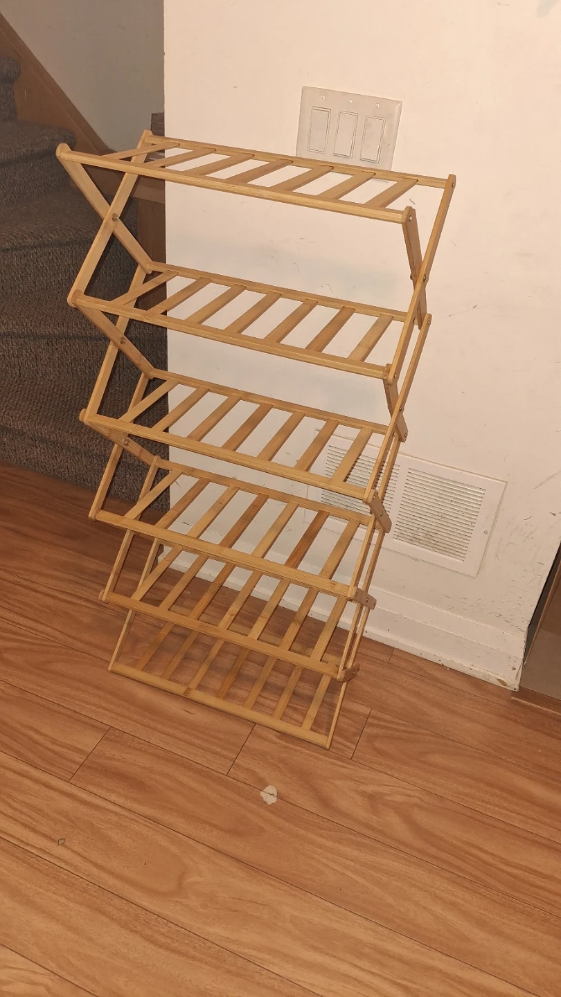 Bamboo Shoe Rack 🥕