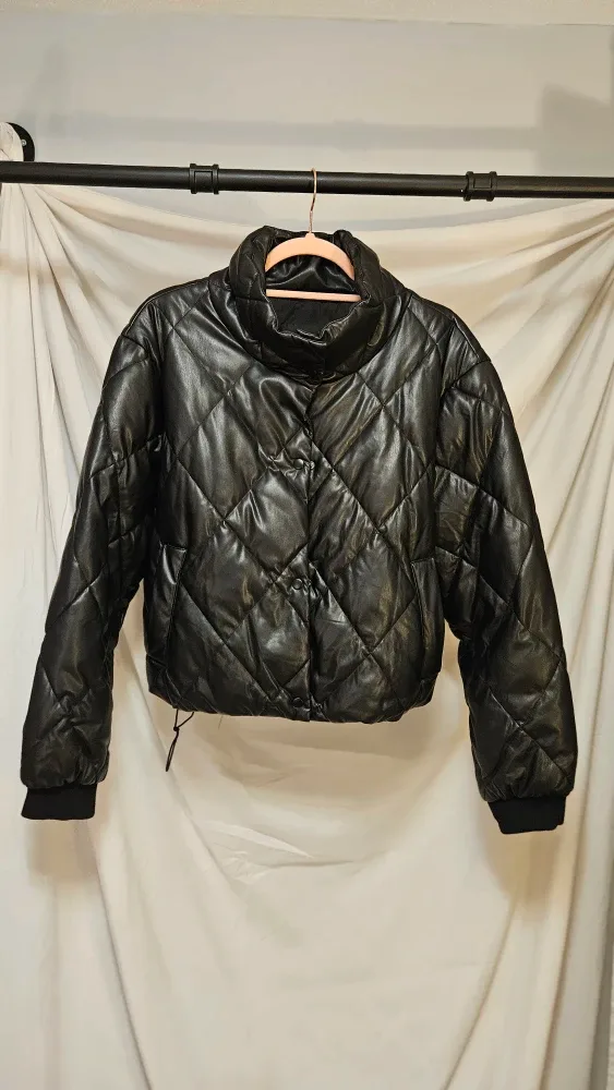 Quilted Black Puffer Jacket