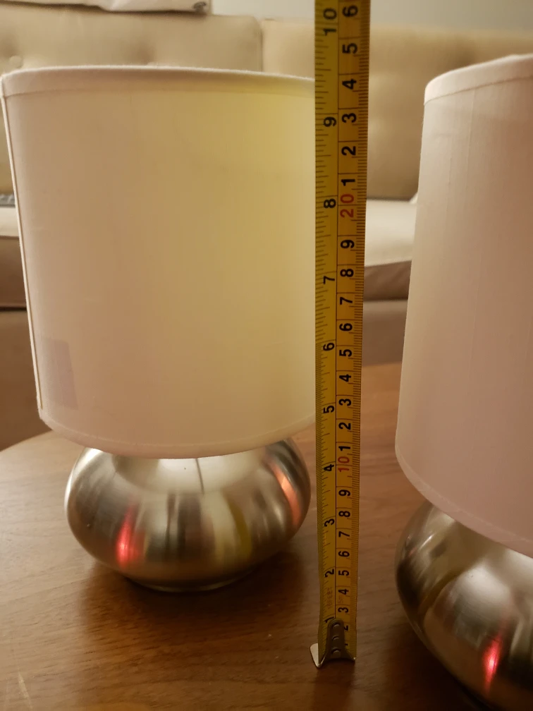 Pair of Small Light-up-touch Table Lamps - photo 4