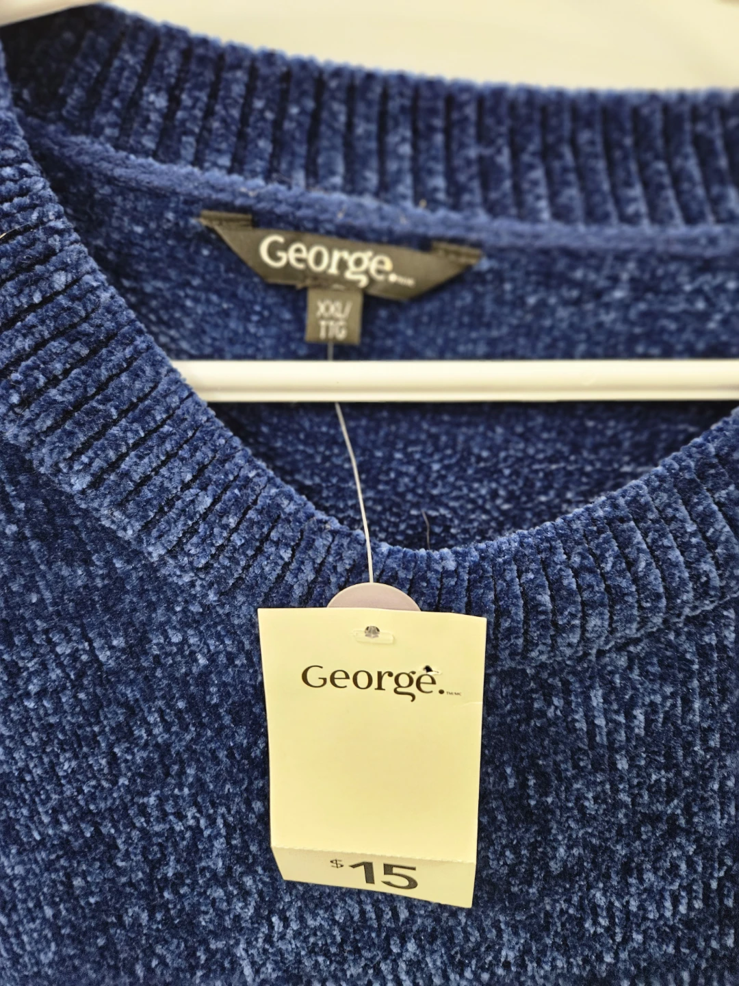 George XXL Blue Sweater -  New - photo 2