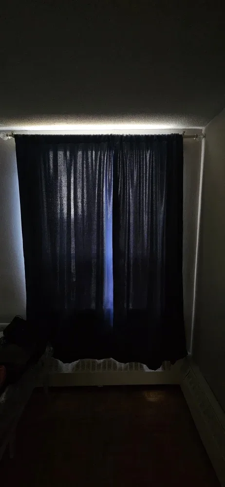 Assorted Curtains with rods- Variety of Colors image indicator(4)