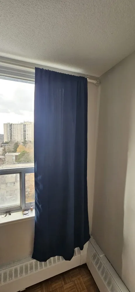 Assorted Curtains with rods- Variety of Colors image indicator(5)