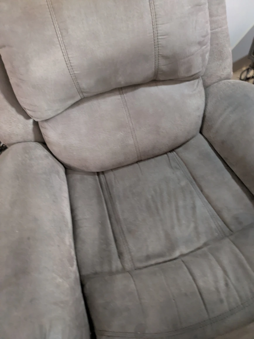 Comfortable Recliner Chair - Grey - photo 4