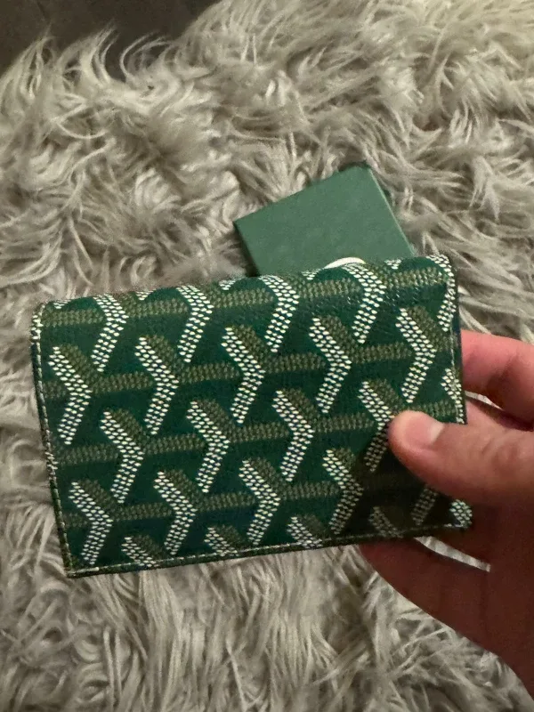 Goyard Green Card Holder with Box image indicator(2)