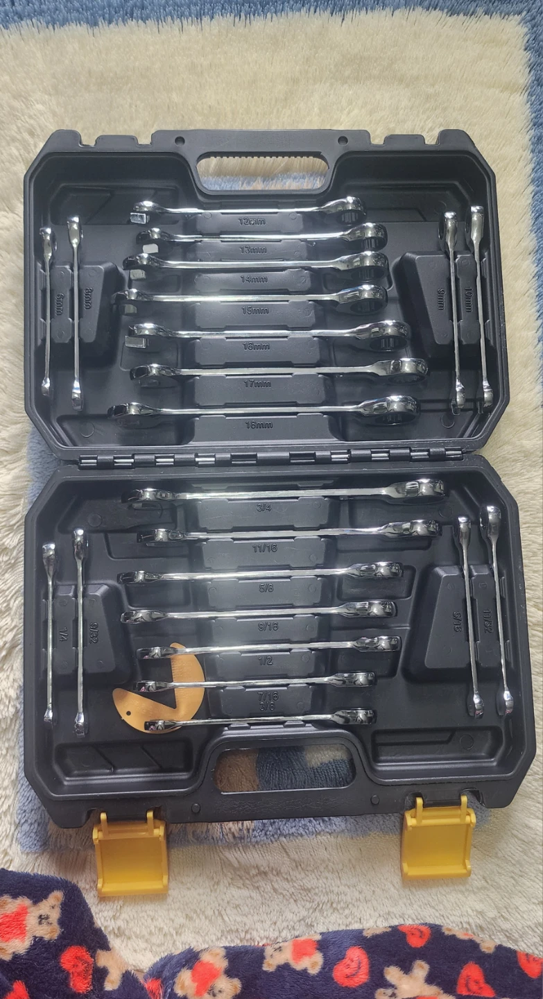 GRENPRO 23-Piece Ratcheting Wrench Set