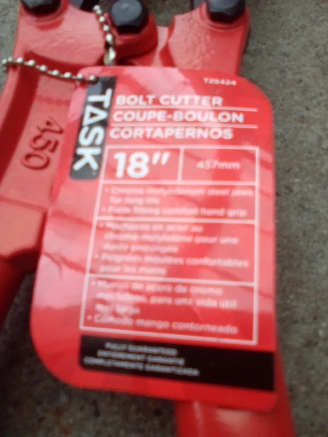 TASK Bolt Cutter - 18 inch image indicator(2)