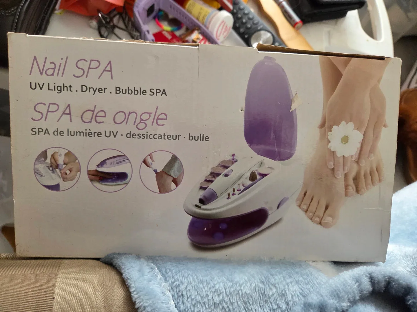 Nail SPA UV Light Dryer Bubble SPA image indicator(2)